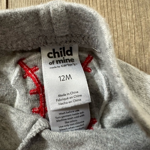 12 month baby boy baseball matching outfit set - Picture 7 of 7